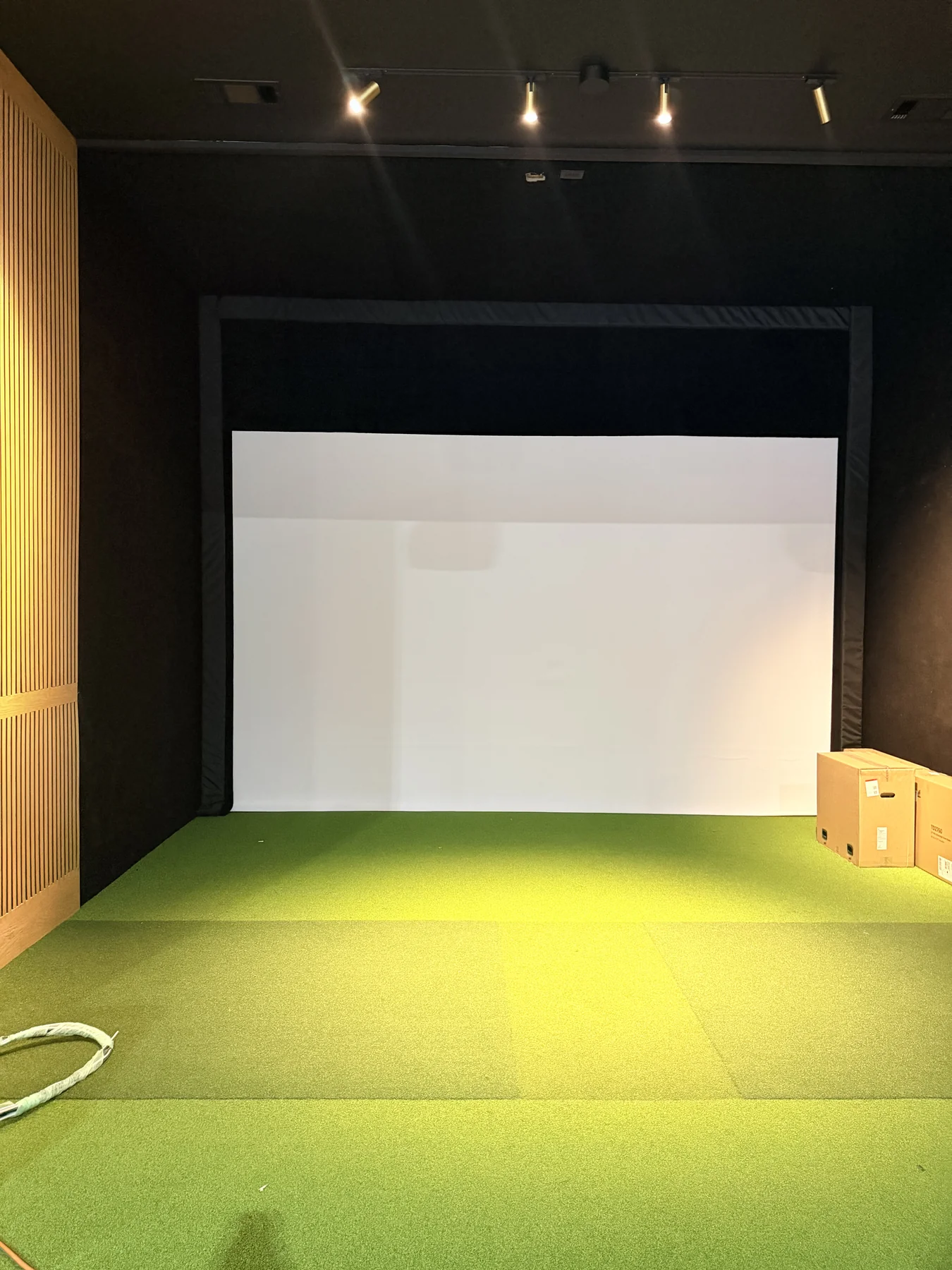 A Dogwood simulator bay during October 2026 fit-out